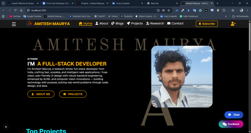 Modern Next.js Landing Pages & Portfolio Websites